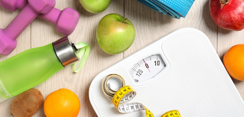 Scale and healthy food