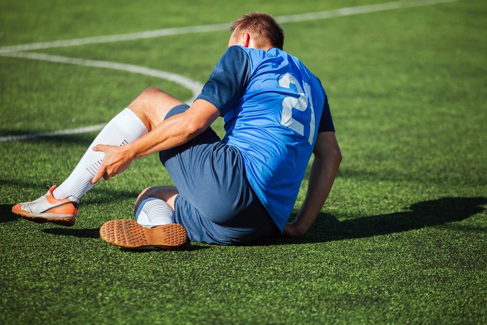 Soccer player injury